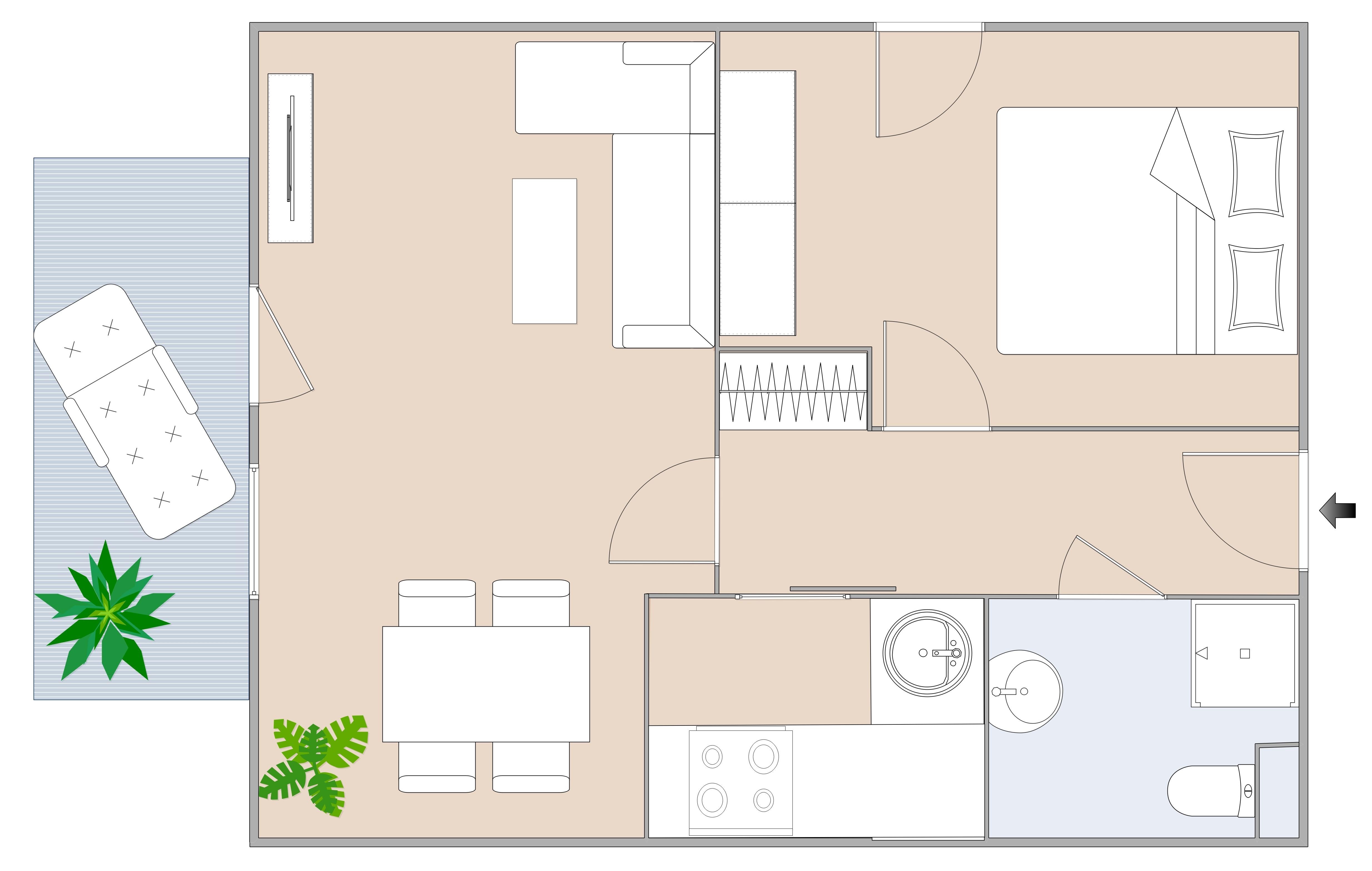 Moderne Neubauwohnung mit Balkon in zentraler Lage